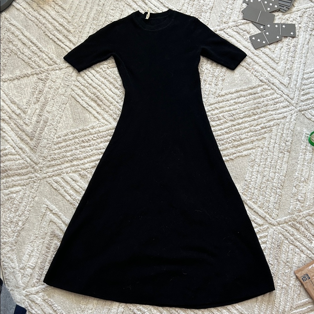 Everlane Black Women's sweater maxi Dress